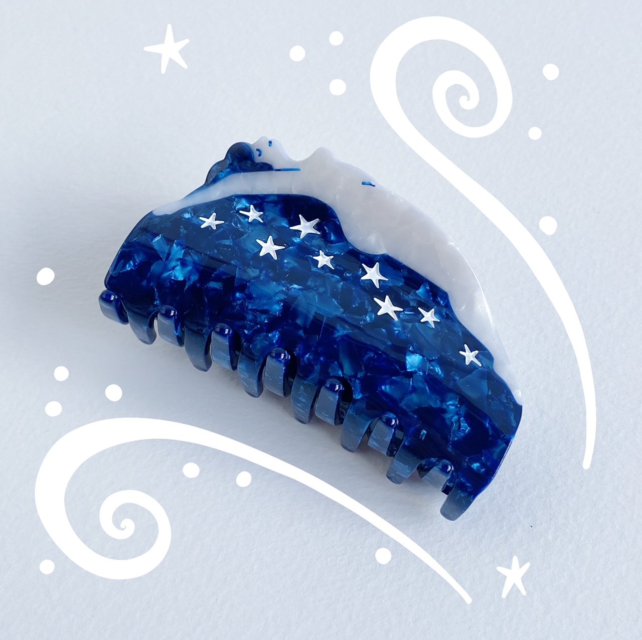 Cosmic Woman Hair Claw / lisajunius